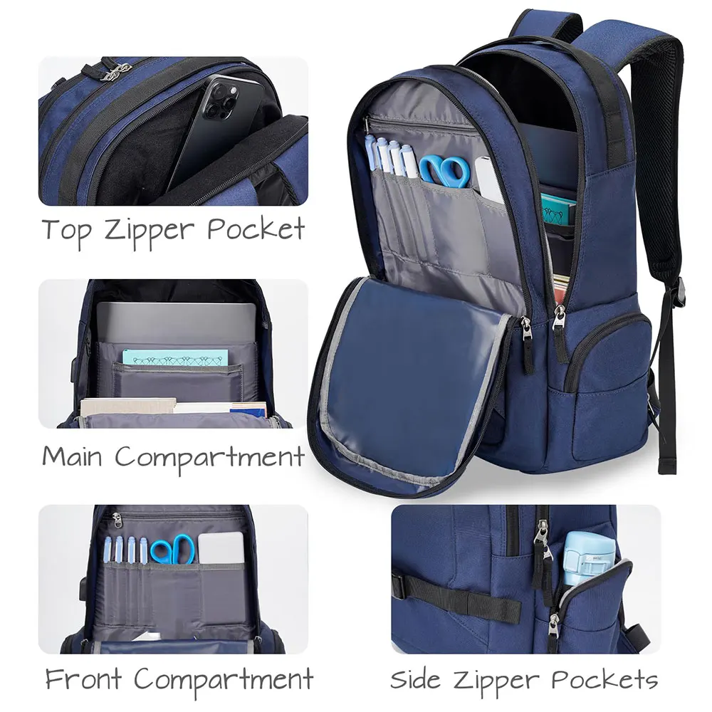 OEM Sports Bag for Basketball Soccer Volleyball Swim Gym Travel Basketball Backpack With Separate Ball Holder - 图片 3