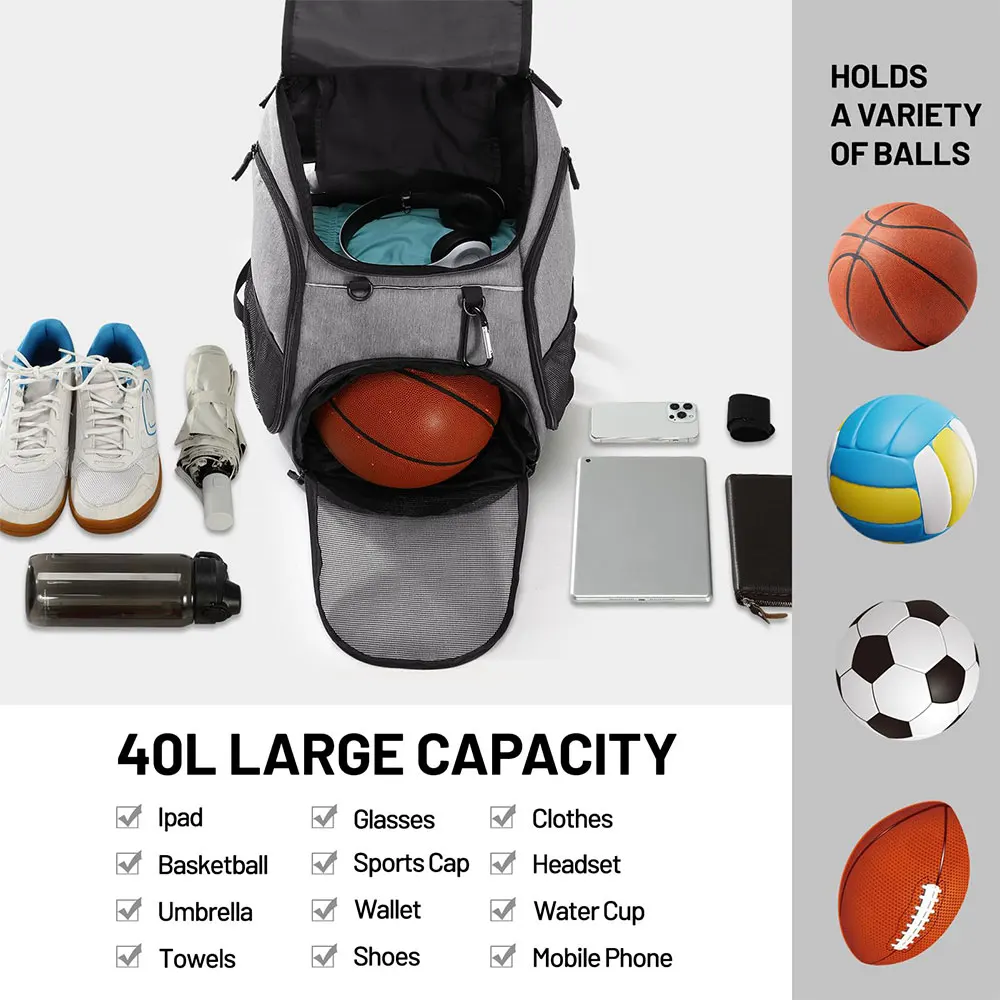 Professional Men Durable Waterproof Shoulder Bag for Adults Soccer Ball Bag Pack Football Accessories Sports Bag - 图片 2