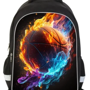 Durable Basketball Backpack with Ball Compartment Lightweight Sports Bag for Men Women Gym Outdoor Use