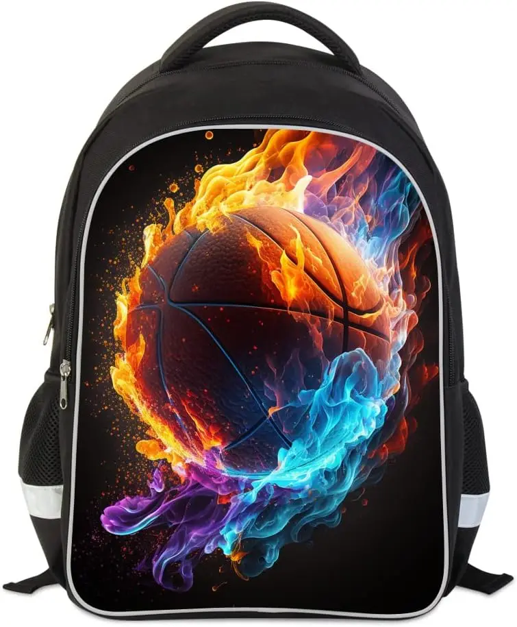 Durable Basketball Backpack with Ball Compartment Lightweight Sports Bag for Men Women Gym Outdoor Use