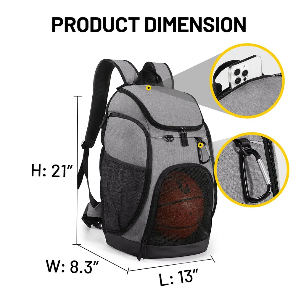 Professional Men Durable Waterproof Shoulder Bag for Adults Soccer Ball Bag Pack Football Accessories Sports Bag - 图片 4