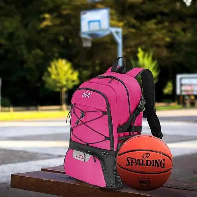 Basketball Soccer Backpack Bag With Large Shoe and Ball Compartment, Soccer Backpack, Volleyball Sport Backpack Bag - 图片 6