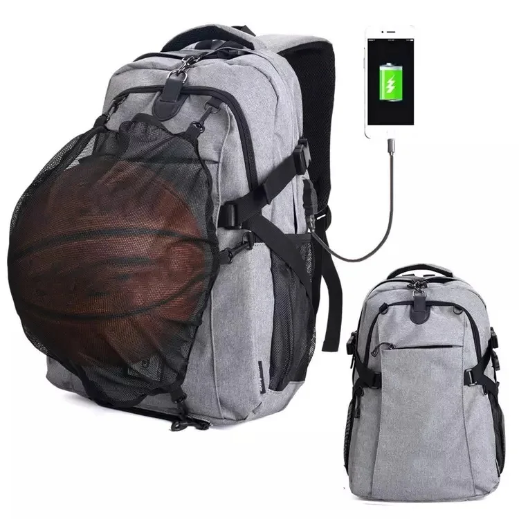 GAF Fashion Waterproof Usb Smart Student Basketball Bag Ball Basketball Backpack Sports Back Pack School Bags