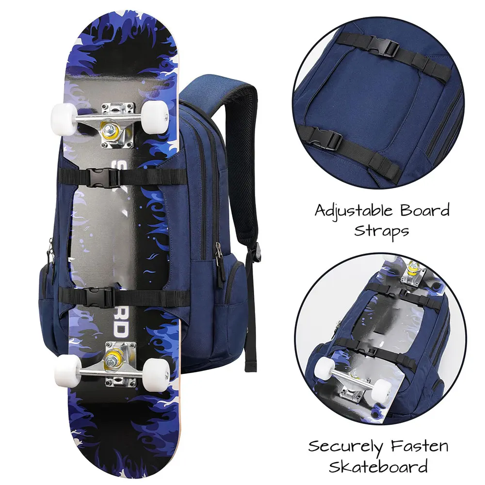 OEM Sports Bag for Basketball Soccer Volleyball Swim Gym Travel Basketball Backpack With Separate Ball Holder - 图片 6