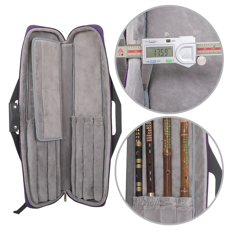 Custom Waterproof Double Shoulder Straps Billiard Cue Bag  Pool Cue Carrying case Soft 4 Butts 4 Shafts - 图片 2