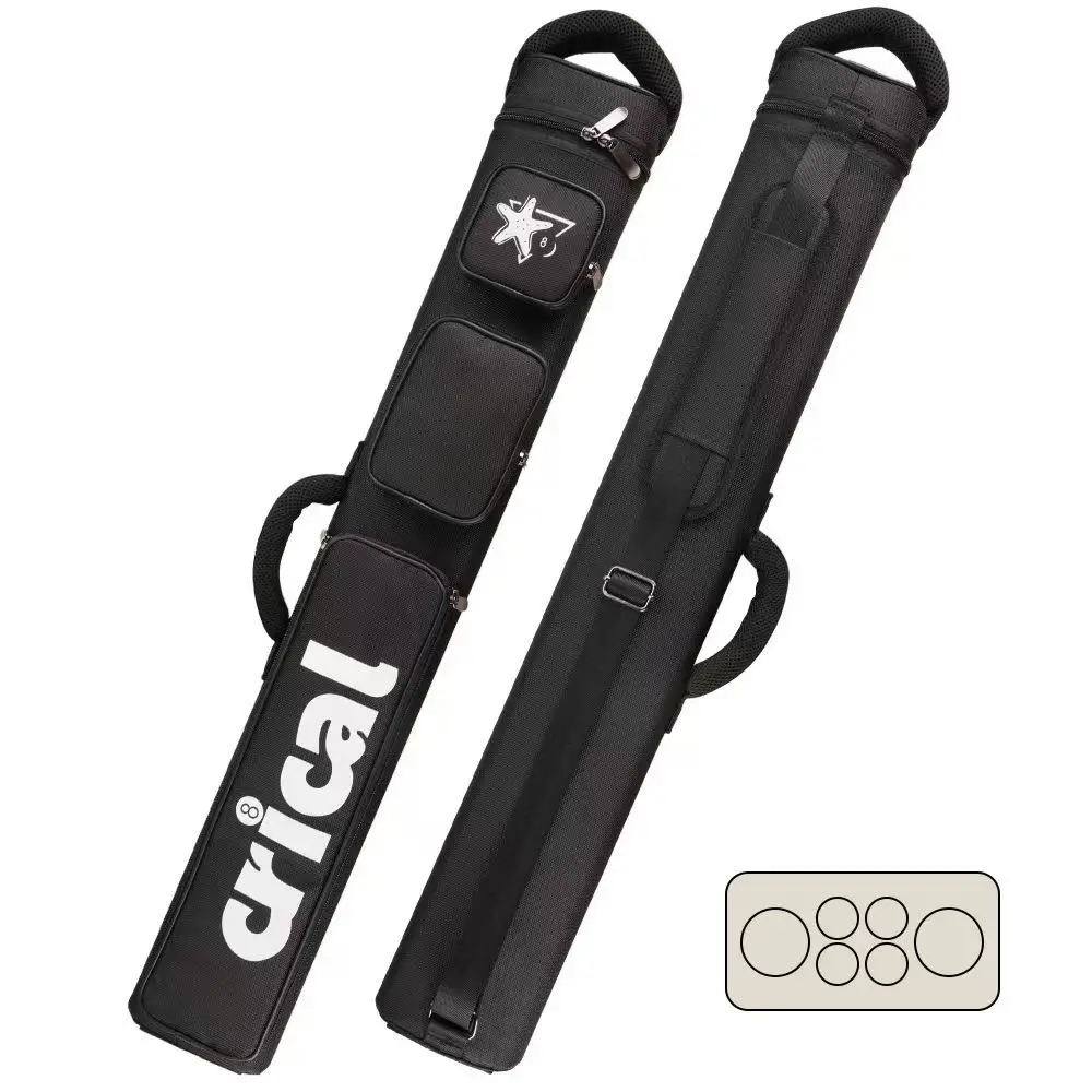 Wholesale 1/2 Split Large Capacity 6 Hole Pool Cue Bag High Quality - 图片 5