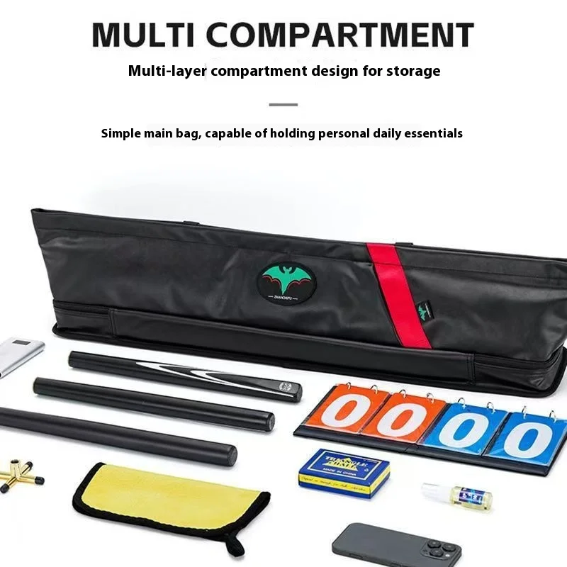 High Quality Rainbow 1/2 Split Ball Snooker & Billiard Cases 3x4 Pool Cue Outer Bag Seven-Hole Frame Upgrade for Pool Billiard - 图片 4