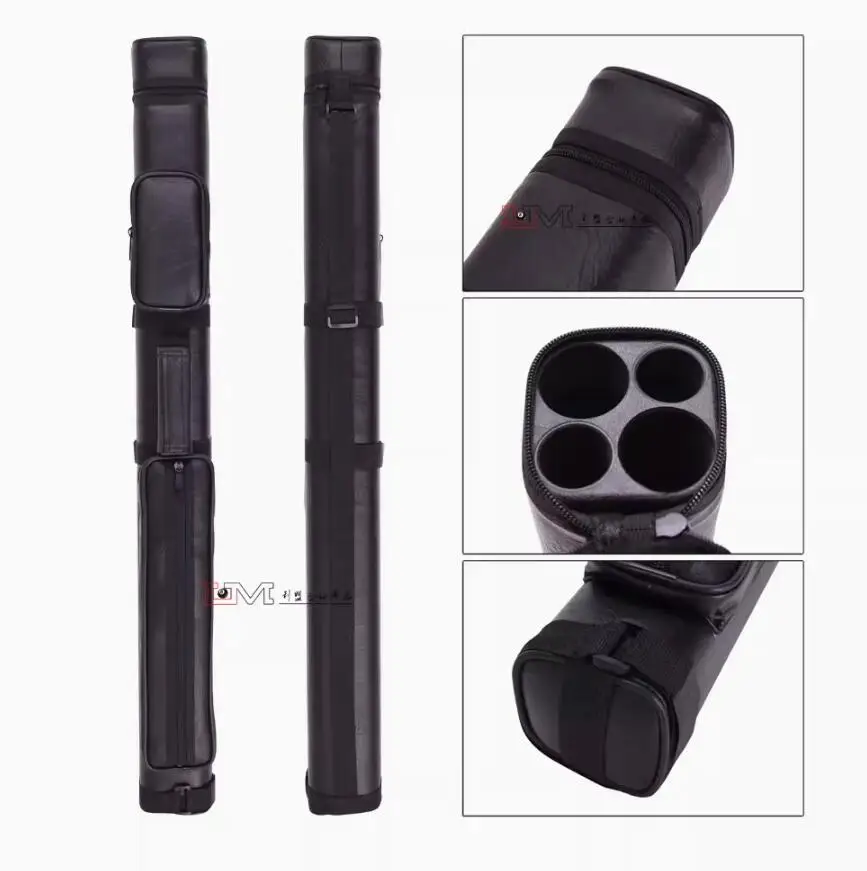 Luxurious Trendy 6 or 4 Holds Barrel Accessories Bag 1/2 Rod Box Custom Leather Snooker Pool Stick Holder Billiard Cue case - 图片 5