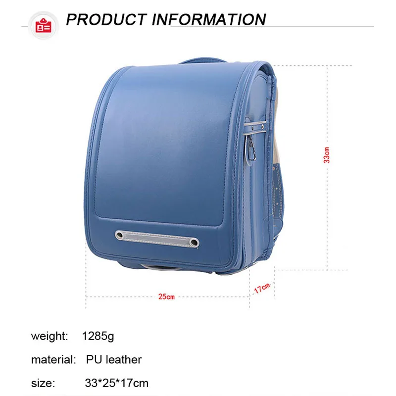 High Quality Wholesale PU Leather Backpack Child School Bag for Boys and Girls in Primary School - 图片 5
