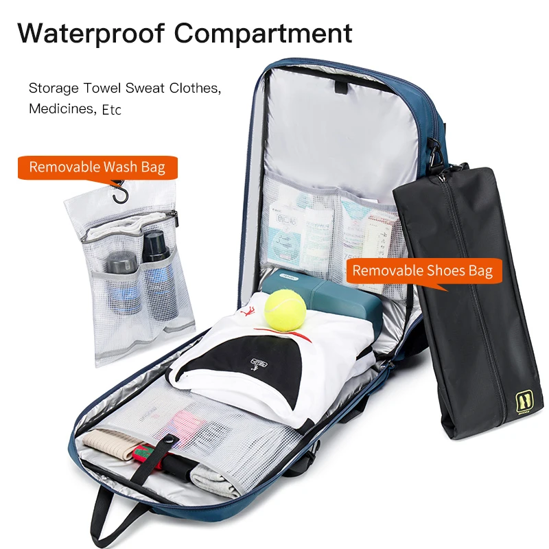 2020 Arctic Hunter Custom Logo Travel Backpack Gym Sport Soccer Ball Bag Outdoor Football Basketball Backpack Men - 图片 4