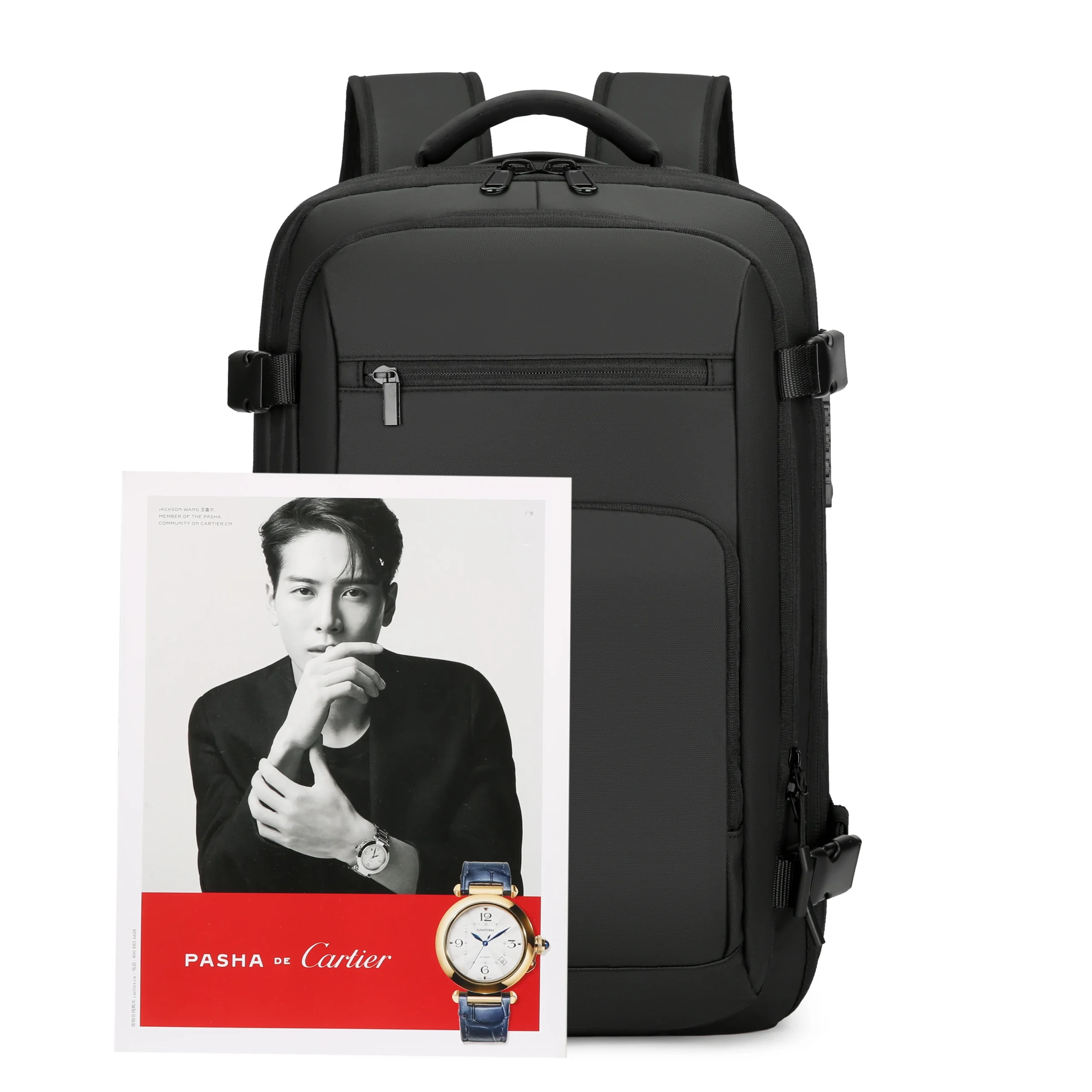 SJ Air Tight Vacuum Compression Expandable Waterproof Anti-theft Bag Multi-function Custom Logo Travel Laptop Backpacks - 图片 6