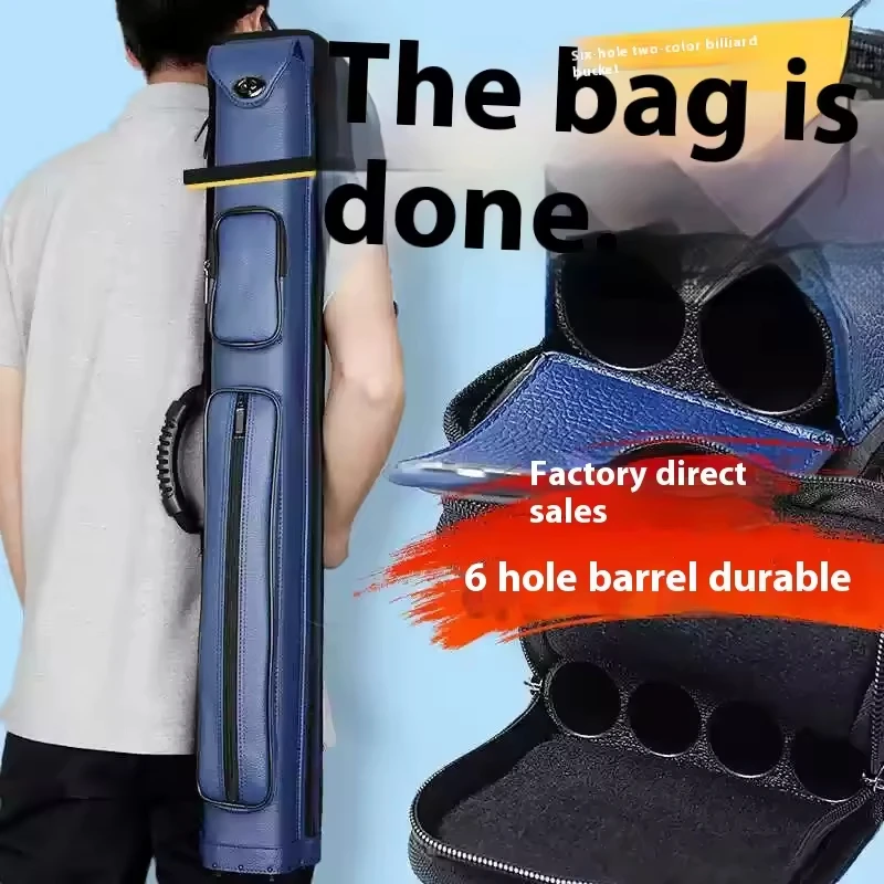 Certified Professional Snooker & Billiards Stick Case with Carry Handle Grade Pool Accessory Custom Cue Bags - 图片 6
