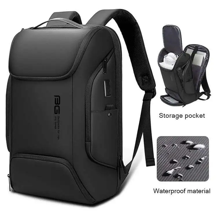High Quality Large Capacity Notebook School Bag Wholesale Custom Men Waterproof Laptop Backpack Travel Bag with Usb Charging
