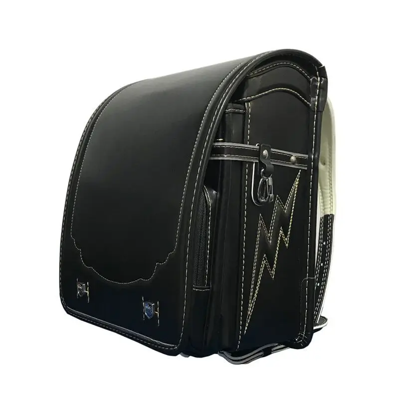 Large Capacity Waterproof GPS Student Backpack for Boys Aged 6-12 New Light Leisure New School Bag Featuring PU Polyester Lining - 图片 4