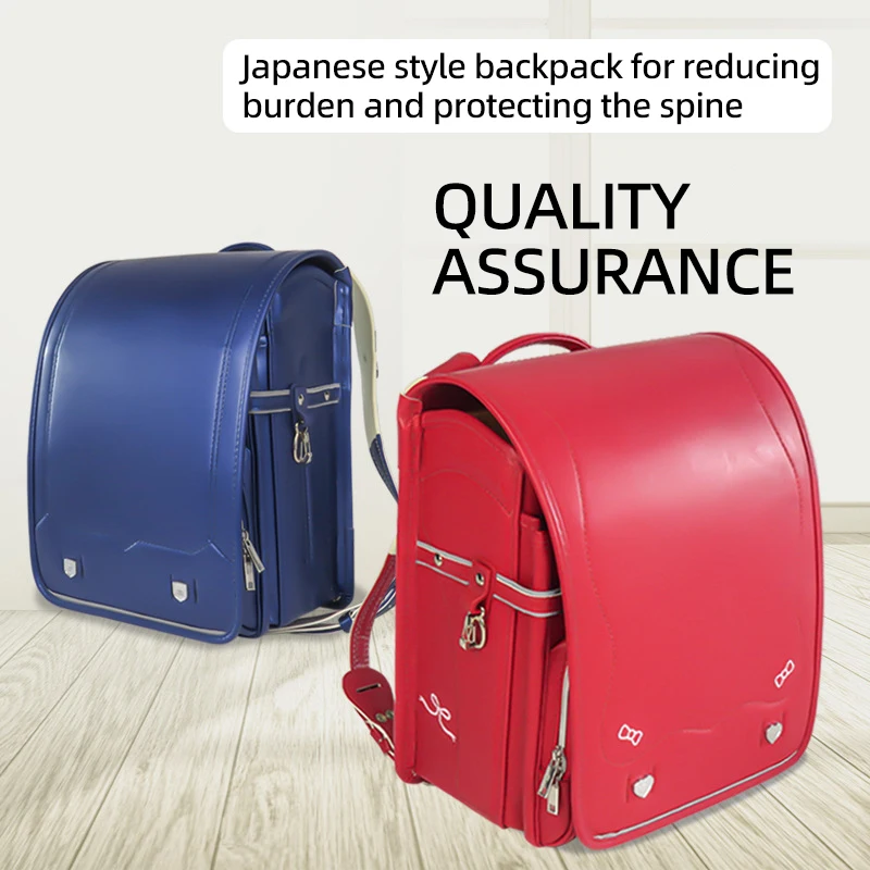 GPS Positioning School Bag Durable PU School Backpack Large Capacity Waterproof Student Backpack - 图片 4