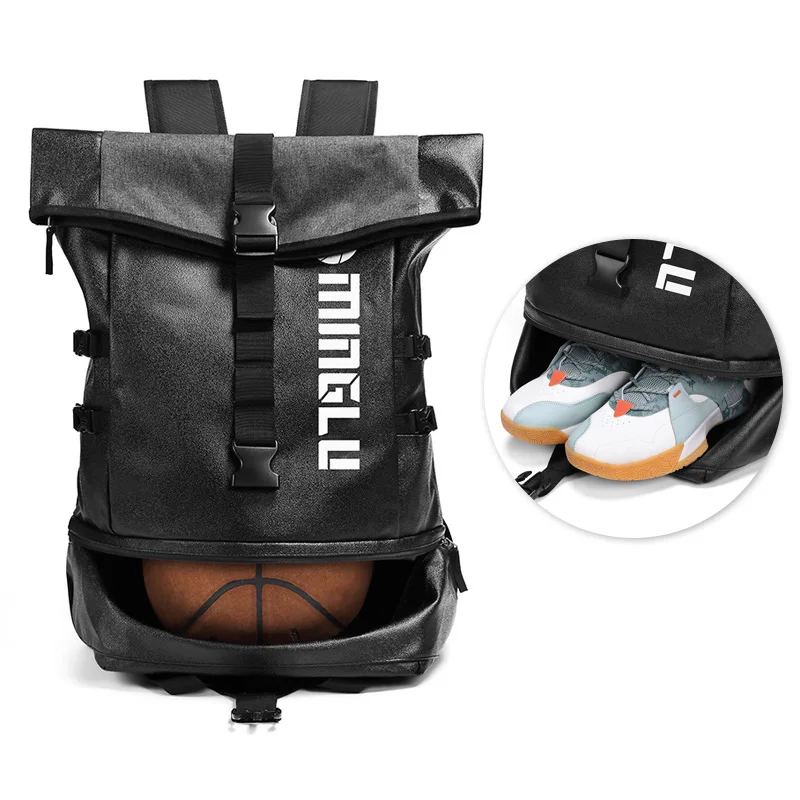 New Custom Logo School Sport Equipment Bag Volleyball Basketball Football Soccer Backpack - 图片 2