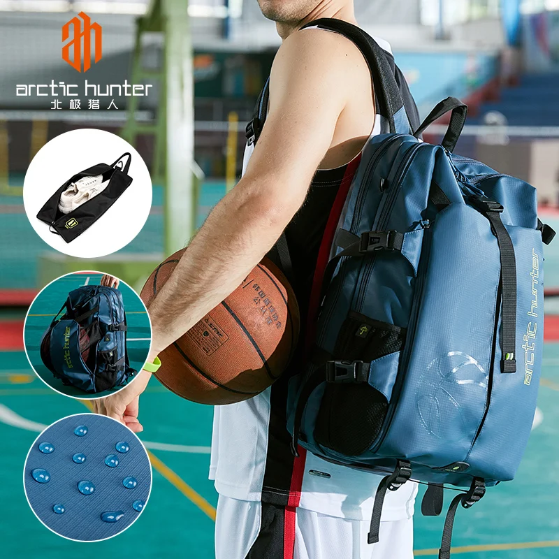 2020 Arctic Hunter Custom Logo Travel Backpack Gym Sport Soccer Ball Bag Outdoor Football Basketball Backpack Men - 图片 3