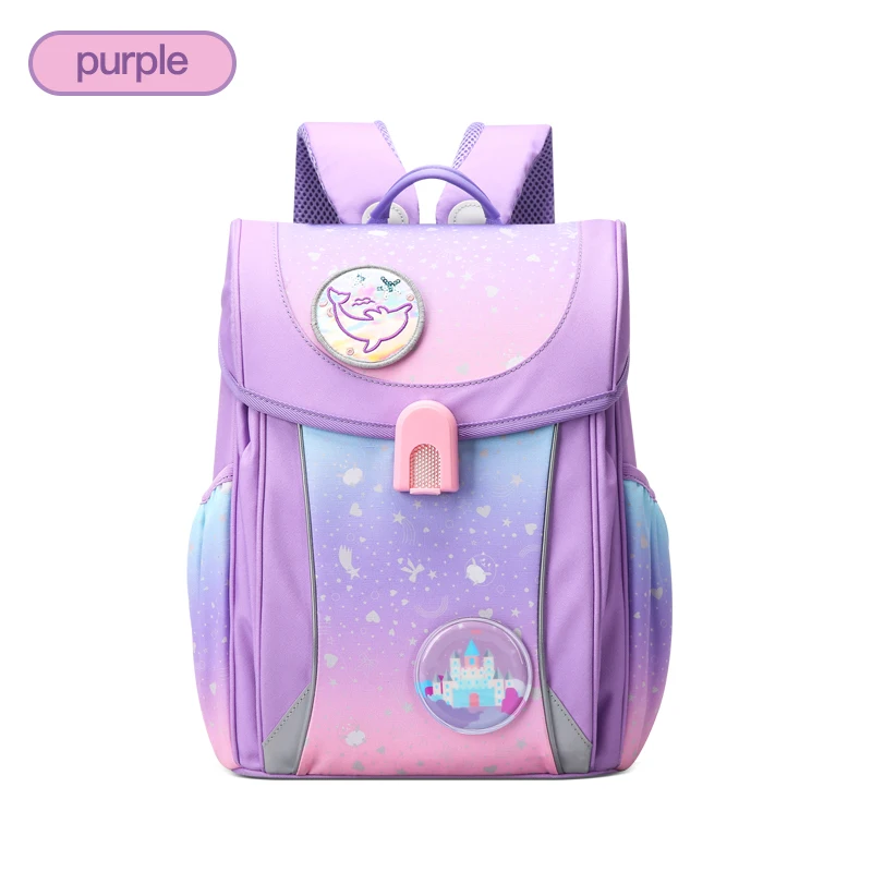 Custom Lightweight Stylish Label Waterproof Large Capacity Student Children Primary School Bags  Kids Anti Theft Backpack - 图片 6