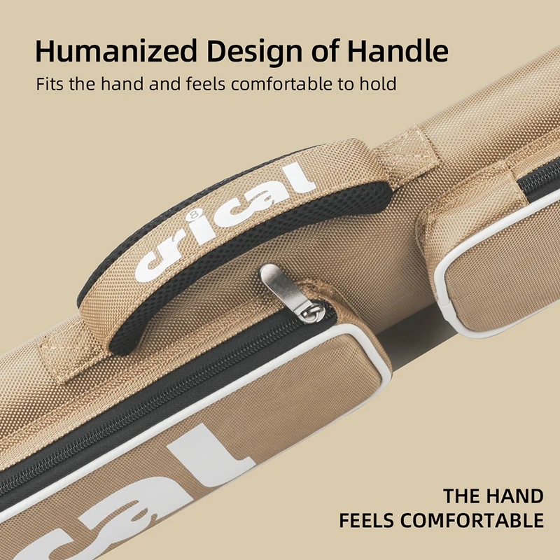 CRICAL Billiard Cue Case 6 Holes 2 Butts 4 Shafts High Capacity Oxford Canvas Bag Cue Case - 图片 5