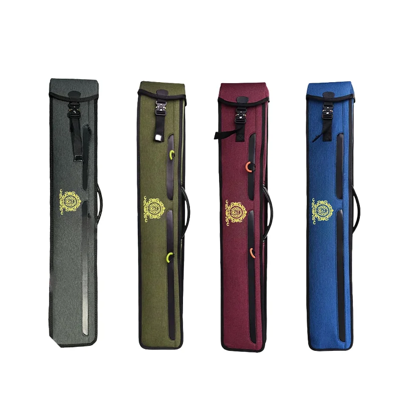 Waterproof Cue Box 3 Butts 5 Shafts 8 Holes 85*10*15cm Billiard Case with Wear-resistant Zipper Bag for Pool Players - 图片 5