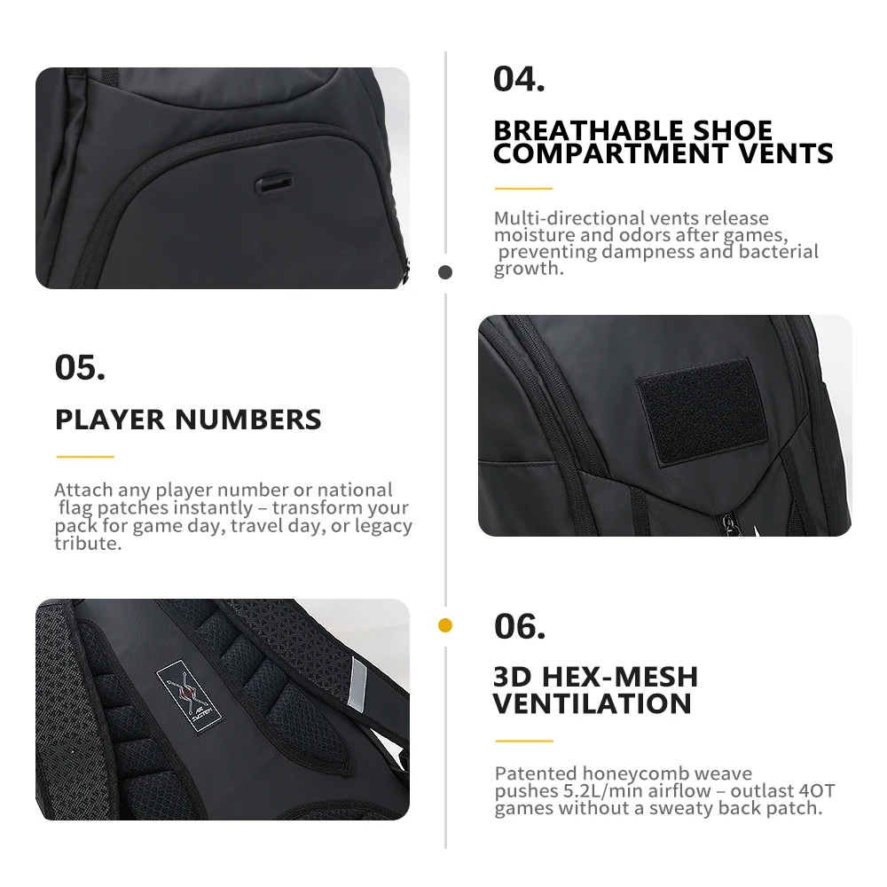 Kopbags Waterproof Casual Sports Backpack Basketball and Football BackpackTraining Bag - 图片 5