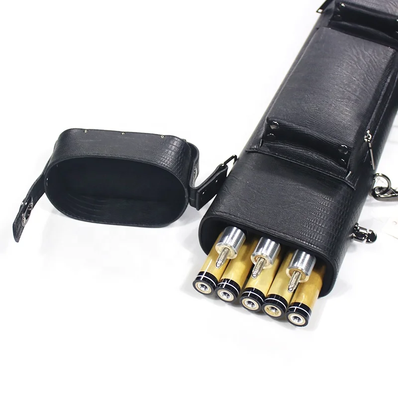 Promotion Sale Classic Fashion Design  Billiard Sports 3B5S Pool Cue Bag  8 Holes Pool Stick Carry Case - 图片 3