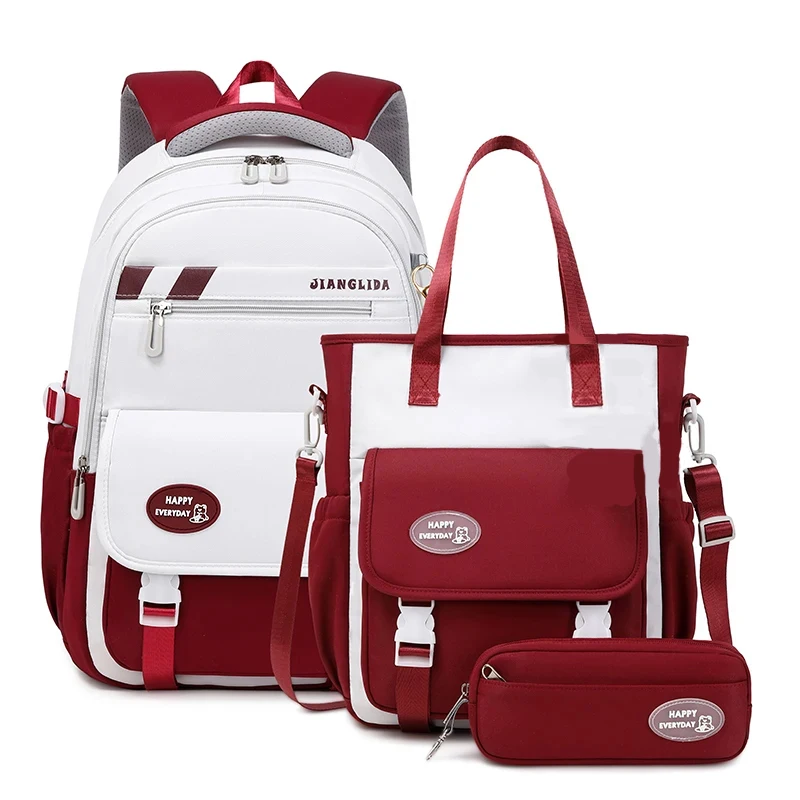 Waterproof Nylon School Bag Women Bags Sac a Impermeable New Design School Bag School Backpack for Children Students