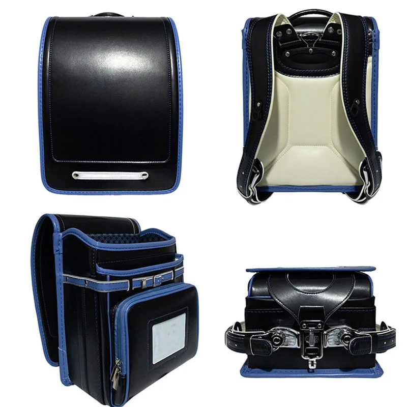 High Quality Wholesale PU Leather Backpack Child School Bag for Boys and Girls in Primary School - 图片 4