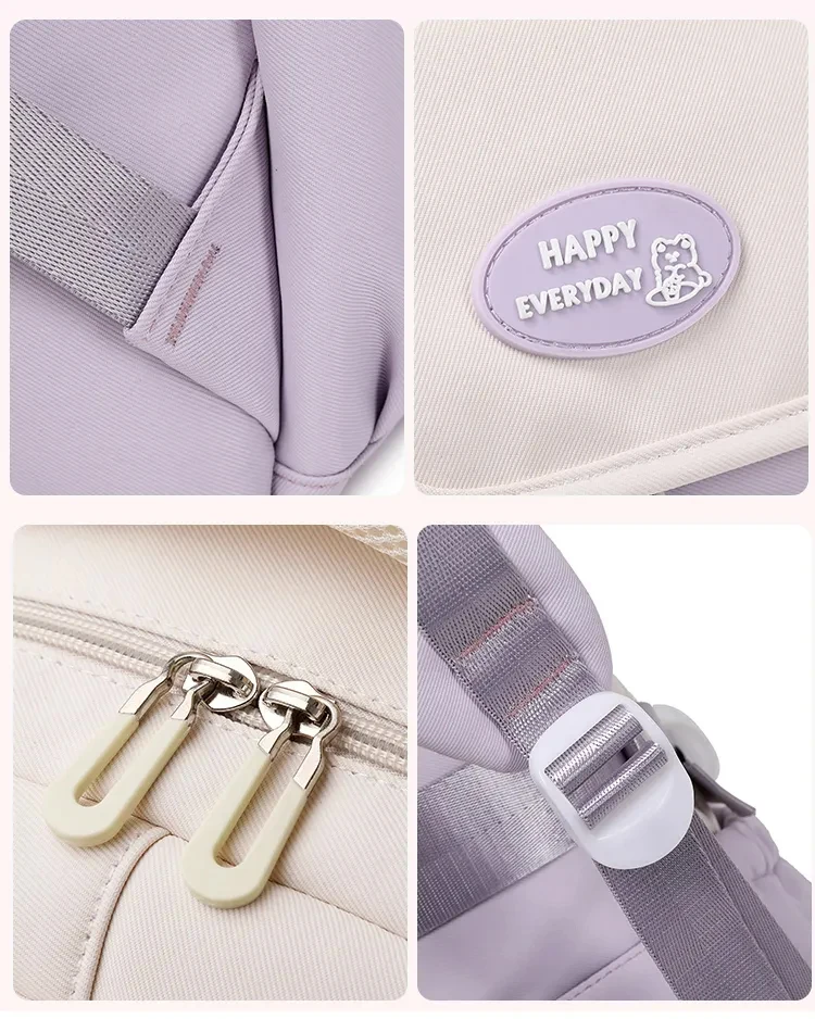 Waterproof Nylon School Bag Women Bags Sac a Impermeable New Design School Bag School Backpack for Children Students - 图片 5