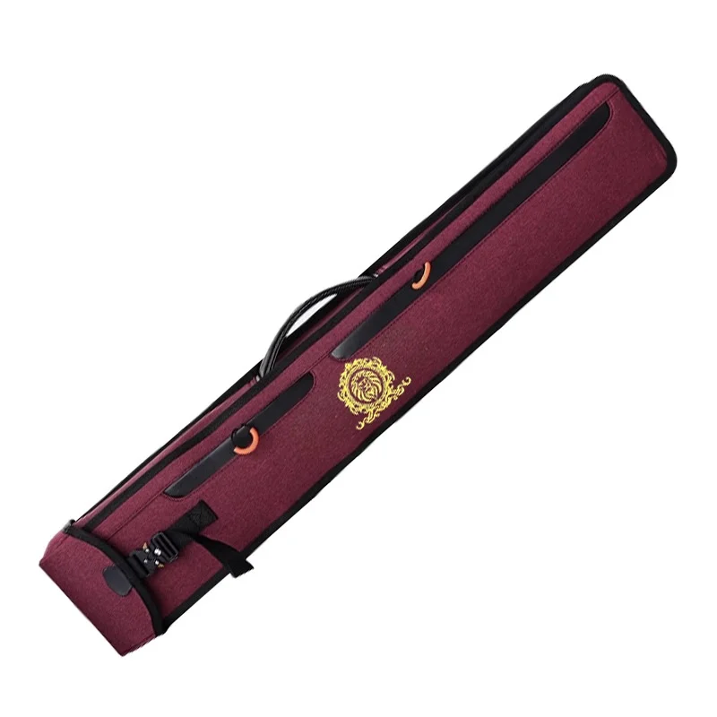 Waterproof Cue Box 3 Butts 5 Shafts 8 Holes 85*10*15cm Billiard Case with Wear-resistant Zipper Bag for Pool Players - 图片 2
