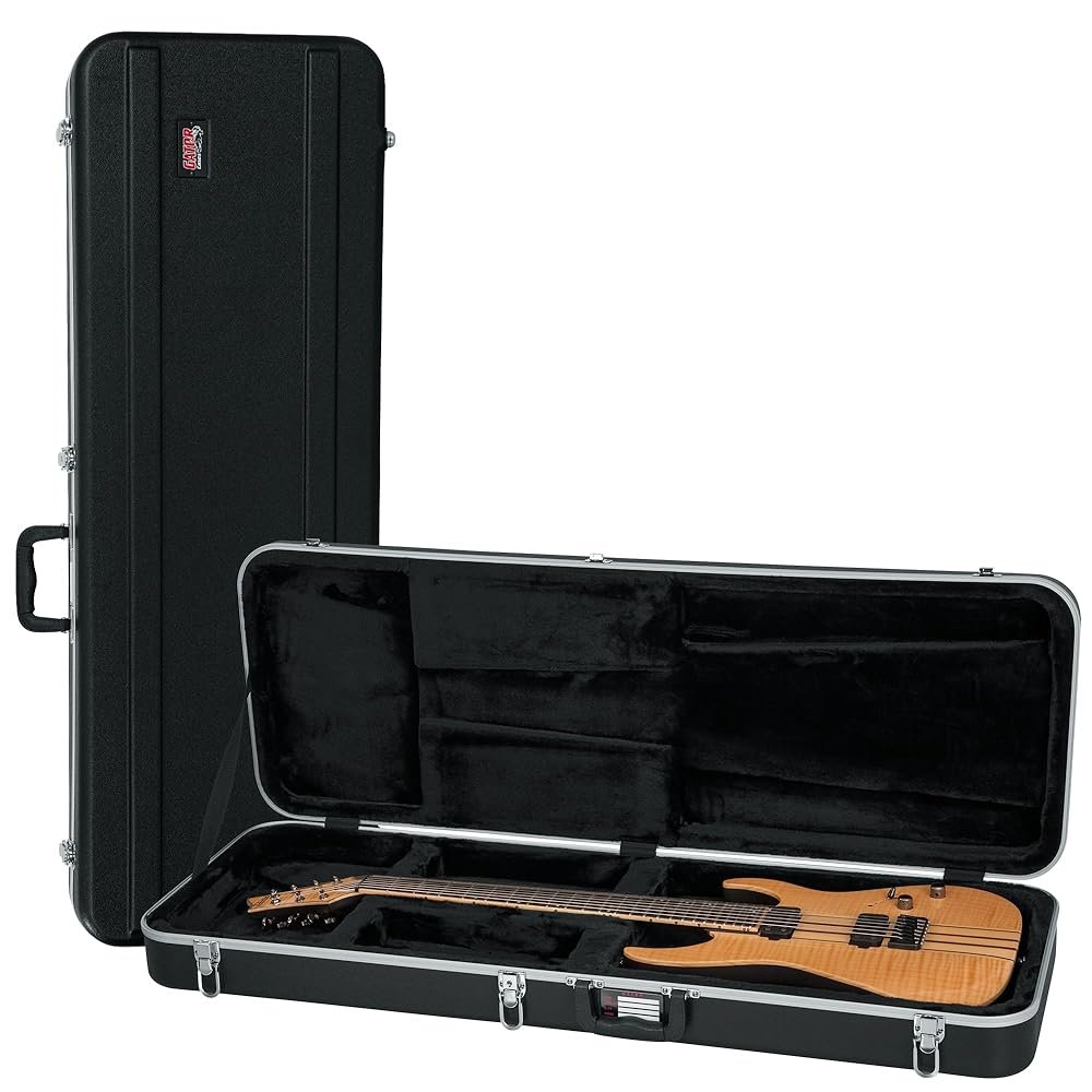 Gator Cases Deluxe ABS Molded Case for Extra Long Electric Guitars, (GC-ELEC-XL)